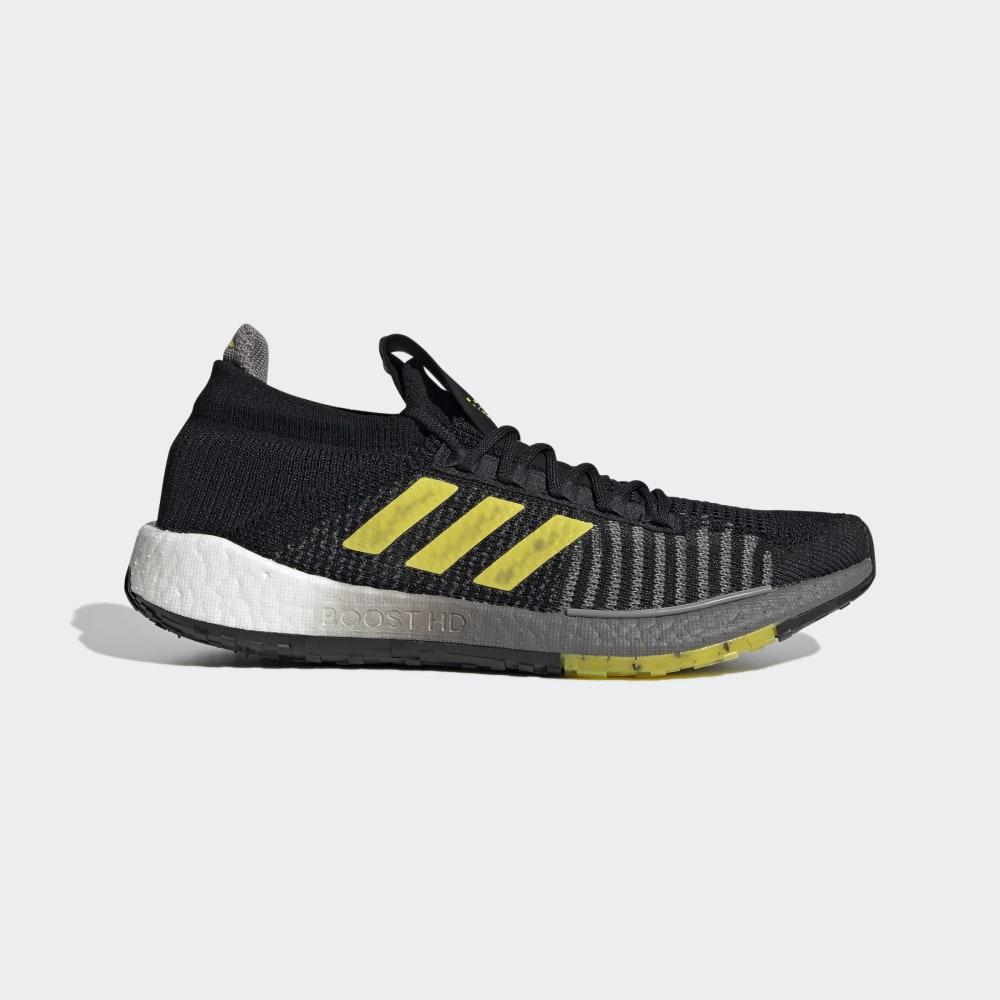 Adidas Men's Pulseboost HD Running Shoes Black/Yellow/Grey Ireland EG0974